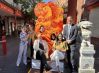 Attending the unveiling of the new Fire Horse art installation at the Grote Street entrance to Chinatown were from left Chinatown SA supporter with Hon  Jing Lee MP, Cr Eleanor Freeman (cut out) Deputy Lord Mayor Carmel Noon (cut out lower) seated Cr Phillip Martin, Cr Mary Couros, standing Vice...